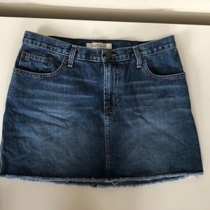 A&F jean skirt